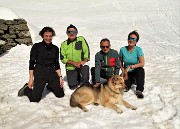 A CA' SAN MARCO (1830 m) dal Ristorante Genzianella (1300 m) pestando neve il 24 febbraio 2021 - FOTOGALLERY"